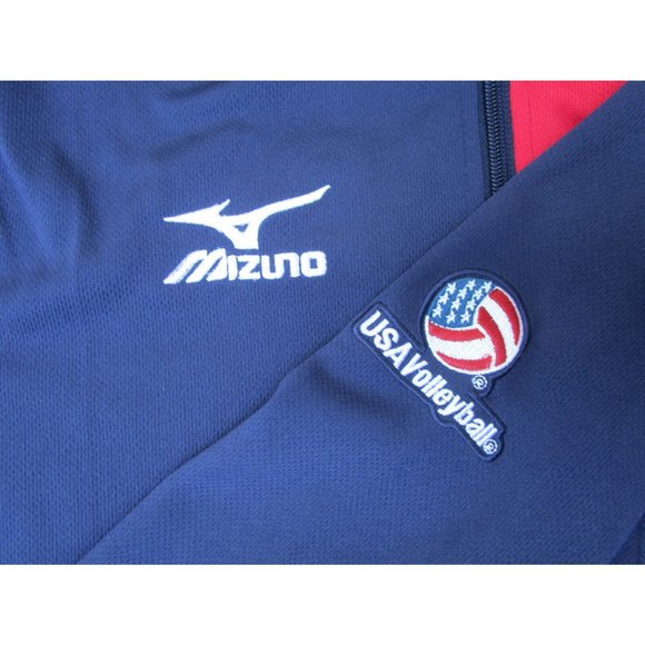 Mizuno Men's Small USA Volleyball Full-Zip WarmUp DryLite Performance Jacket - Picture 7 of 10